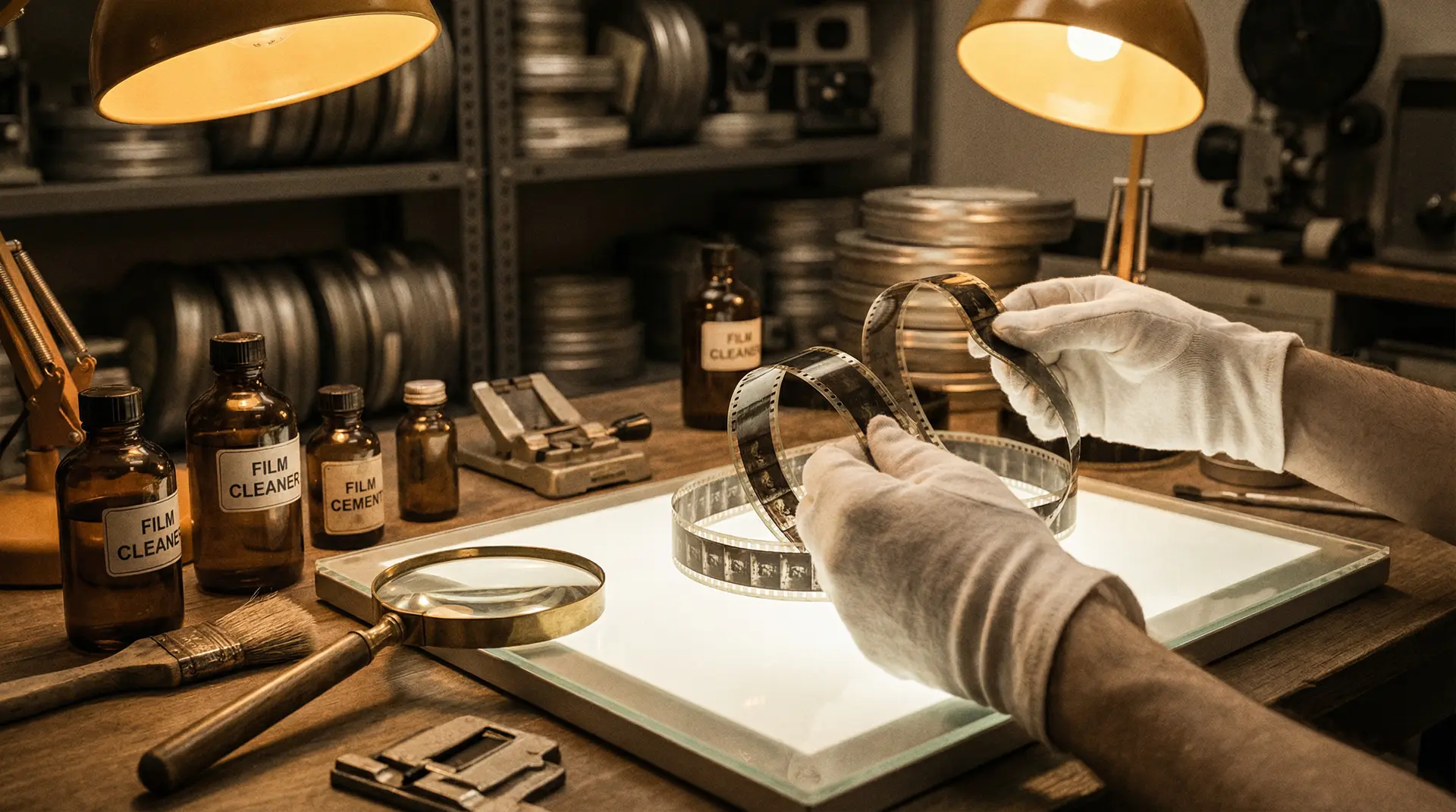 修复师手记 - 经典 今日看料 胶片修复工作台