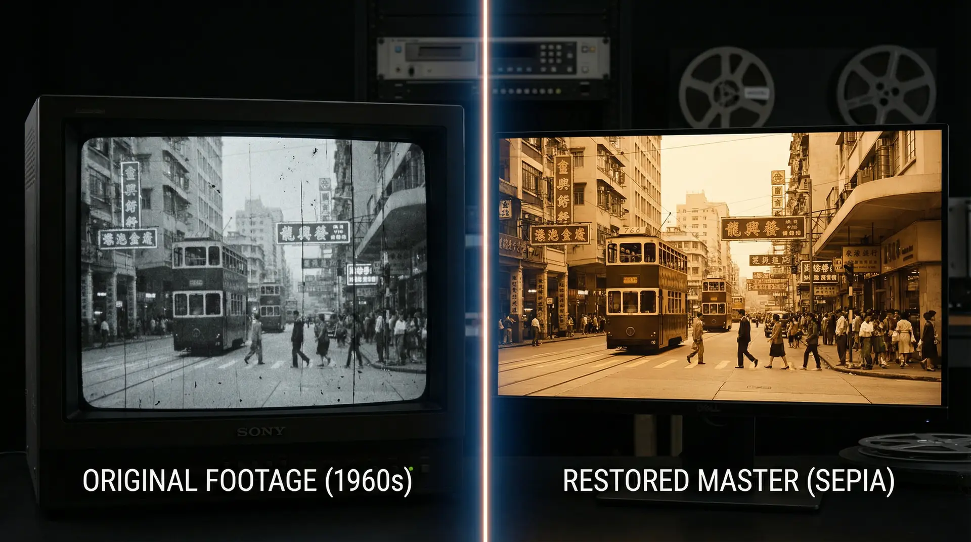 AI修复技术对比 - 今日看料 影像修复前后效果